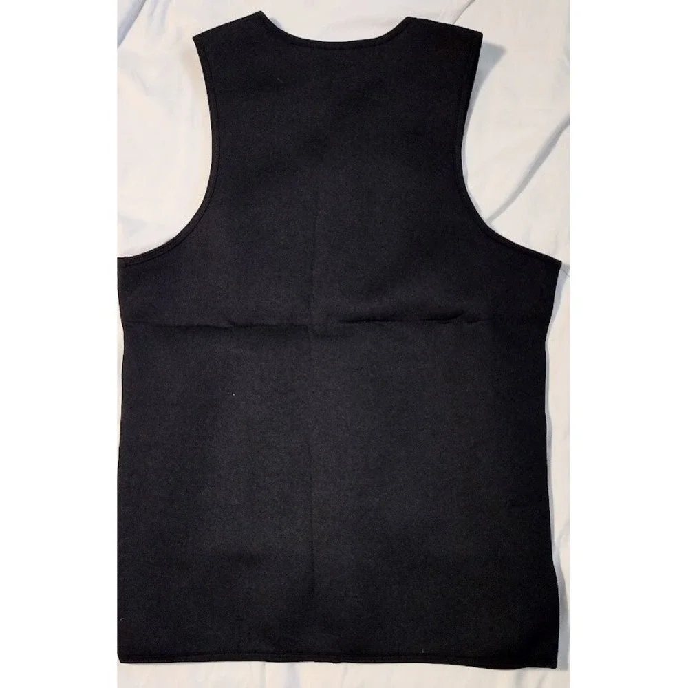 Neoprene Waist Trainer Vest Zipper Adjustable Belt‎ Women XL Black Body Shaper